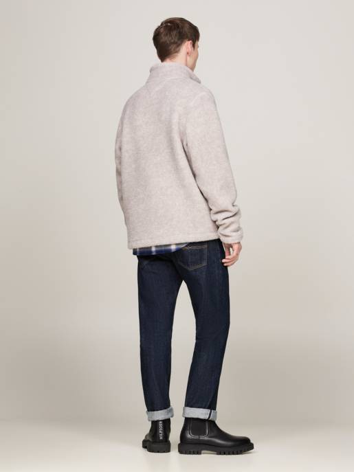 Tommy Hilfiger Fleece-Jacke Mit Textur