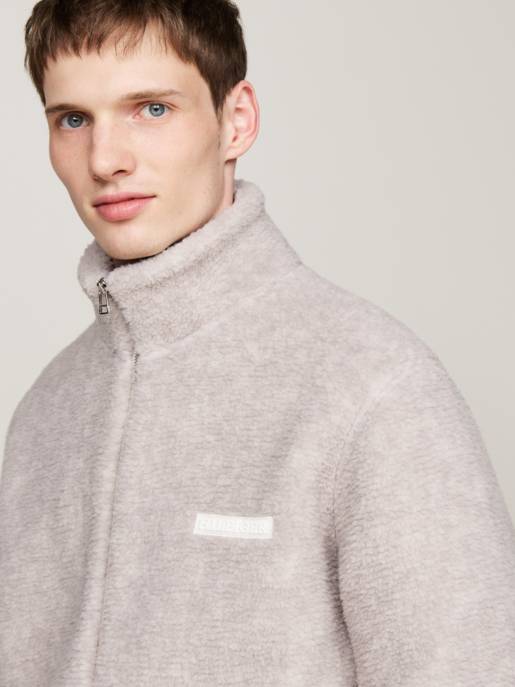 Tommy Hilfiger Fleece-Jacke Mit Textur