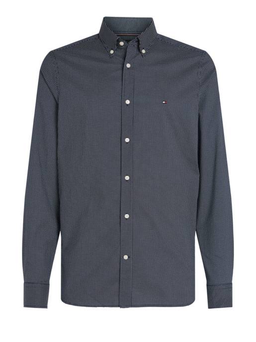 Tommy Hilfiger Hemd Mit Mikroprint-Muster
