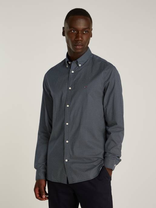 Tommy Hilfiger Hemd mit Mikroprint-Muster