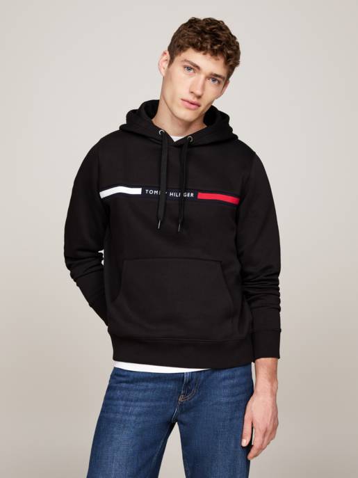 Tommy Hilfiger Kapuzenpullover mit Brusteinsatz