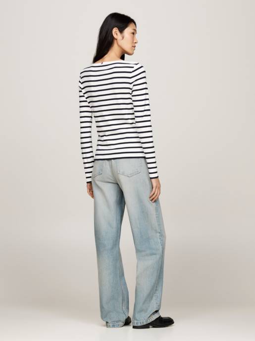 Tommy Hilfiger Langarmshirt Aus Baumwolle