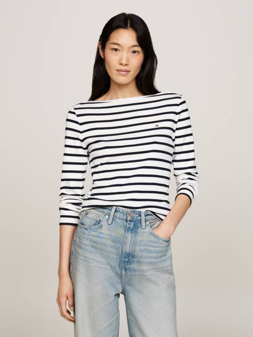 Tommy Hilfiger Langarmshirt aus Baumwolle