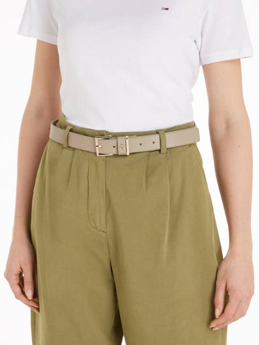 Tommy Hilfiger Leder-Gürtel mit Schnalle