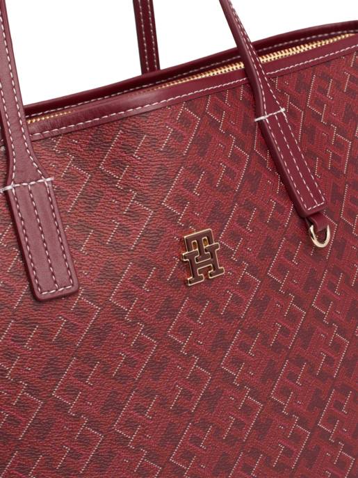 Tommy Hilfiger Leder-Shopper "Monoplay"