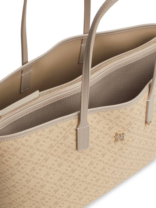 Tommy Hilfiger Leder-Shopper "Monoplay"