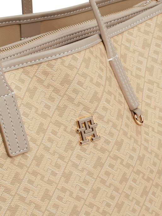 Tommy Hilfiger Leder-Shopper "Monoplay"