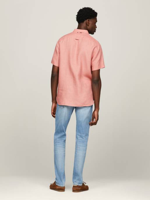 Tommy Hilfiger LEINENHEMD KURZARM BUTTON-DOWN