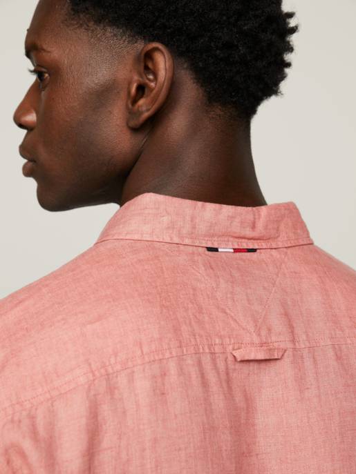 Tommy Hilfiger LEINENHEMD KURZARM BUTTON-DOWN