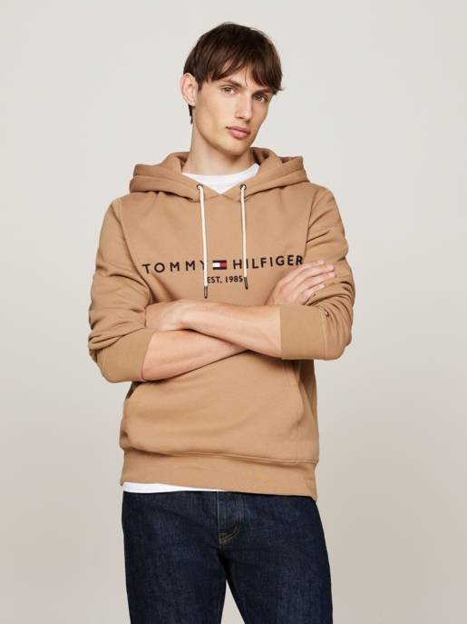 Tommy Hilfiger Logo Hoody mit Tunnelzug-Kapuze