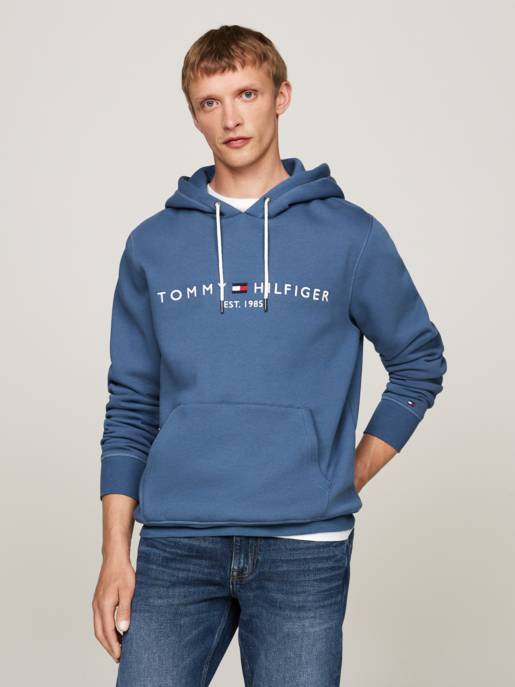 Tommy Hilfiger Logo Hoody mit Tunnelzug-Kapuze