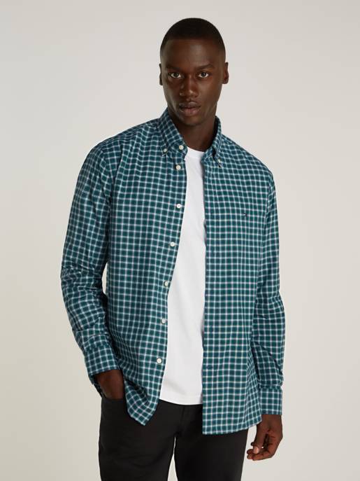 Tommy Hilfiger Mini Tartan Hemd mit Langarm
