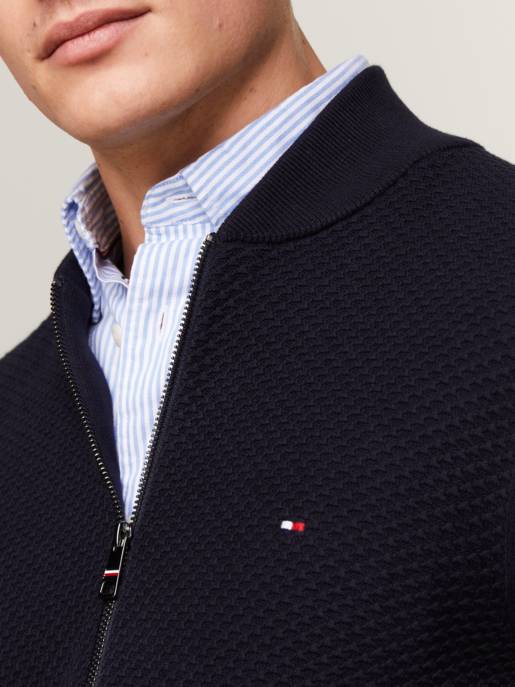 Tommy Hilfiger Pulloverjacke Mit Baseball-Kragen