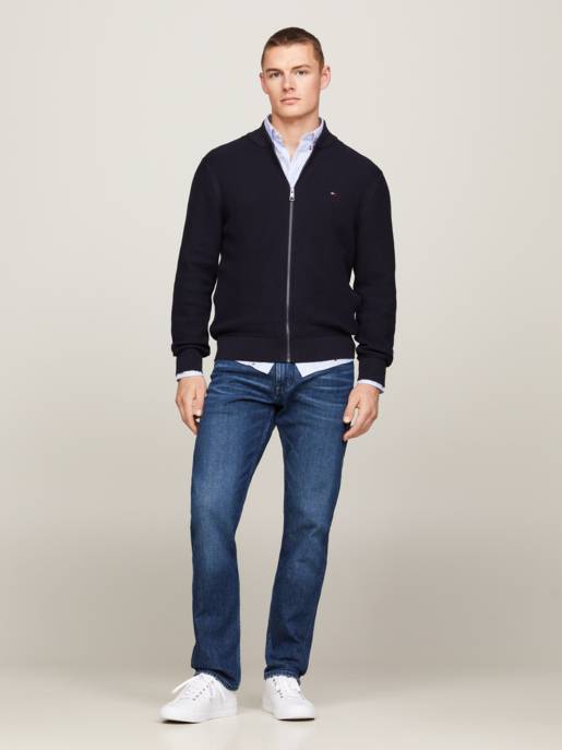 Tommy Hilfiger Pulloverjacke Mit Baseball-Kragen