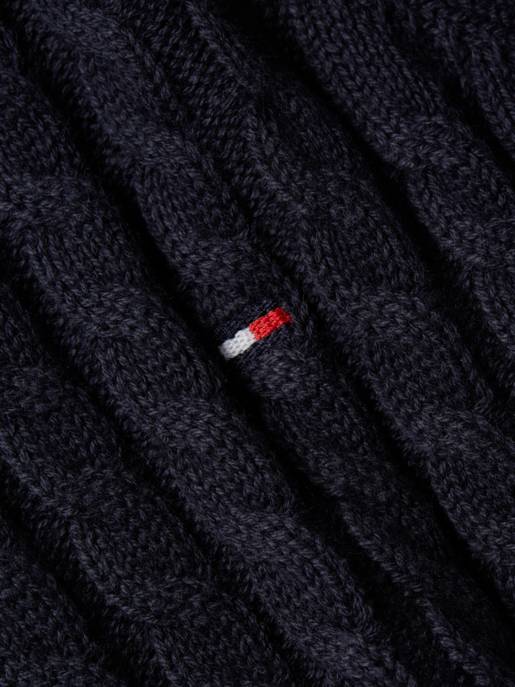 Tommy Hilfiger Relaxed Fit Pullover Zopfmuster