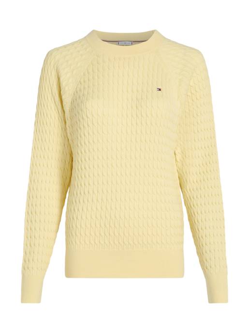 Tommy Hilfiger Relaxed Fit Pullover Zopfmuster