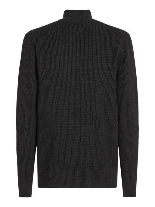 Tommy Hilfiger Rippstrick Zip Mock Pullover