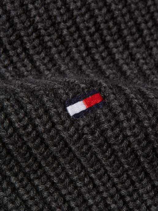 Tommy Hilfiger Rippstrick Zip Mock Pullover