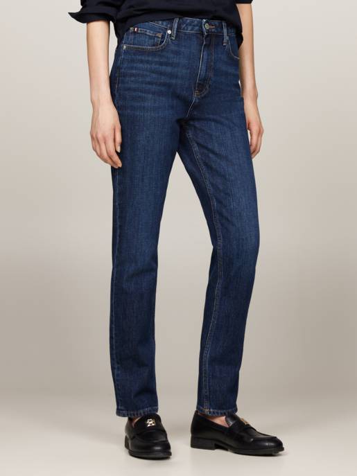 Tommy Hilfiger Slim Cigarette HW A Dark Blue