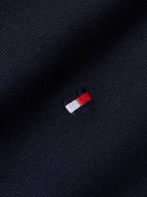 Tommy Hilfiger Slim Fit Crop Top Mock Neck