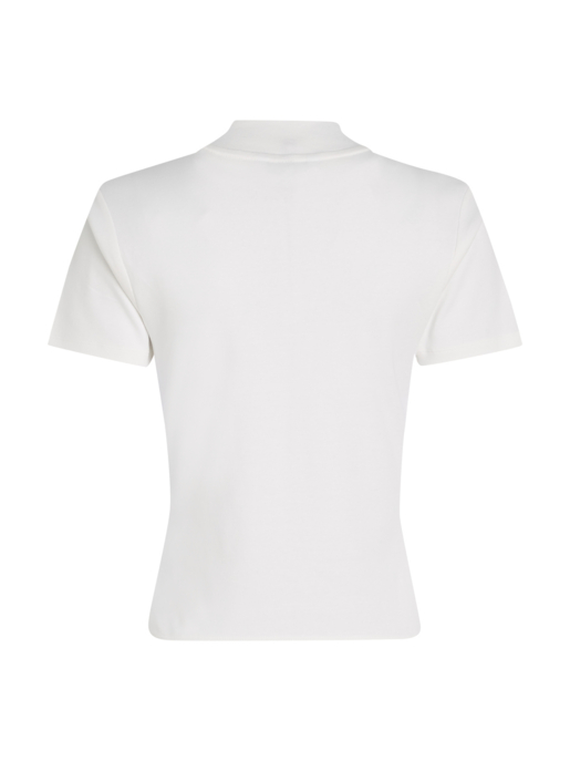 Tommy Hilfiger Slim Fit Crop Top Mock Neck