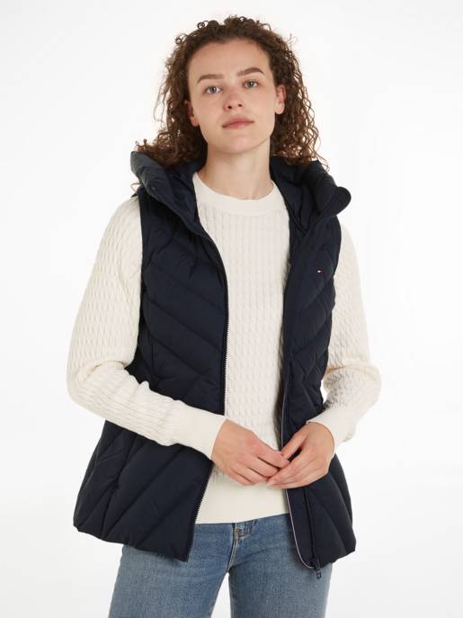 Tommy Hilfiger Steppweste Mit Hohem Kragen