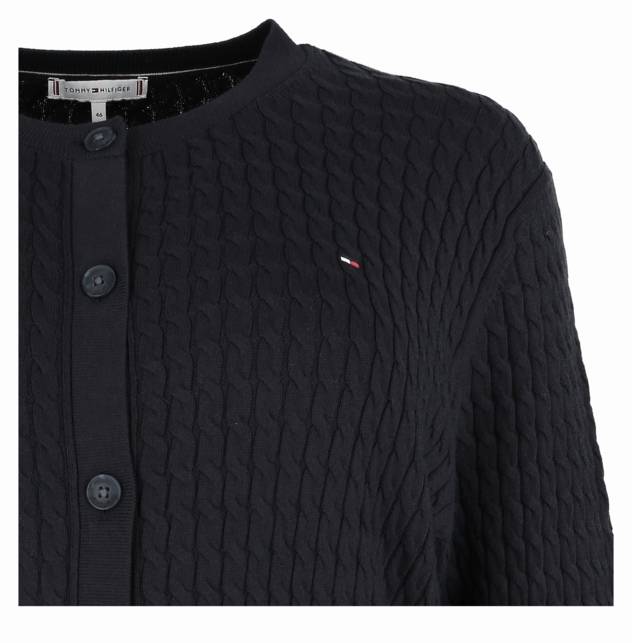 Tommy Hilfiger Strickjacke Mit Rundhals