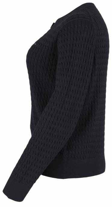 Tommy Hilfiger Strickjacke Mit Rundhals