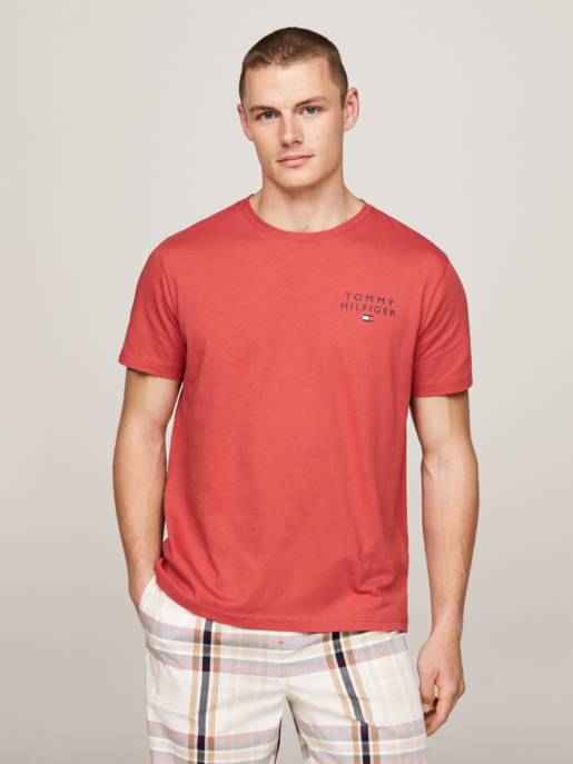 Tommy Hilfiger T-Shirt mit aufgesticktem Logo