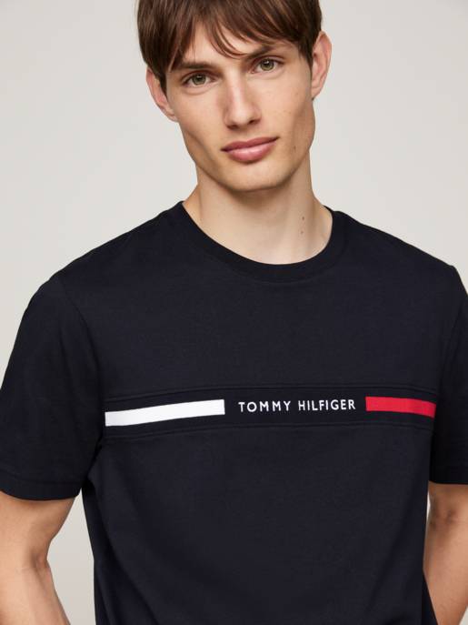 Tommy Hilfiger T-Shirt Mit Brust-Insert