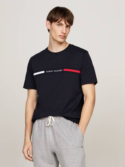 Tommy Hilfiger T-Shirt mit Brust-Insert