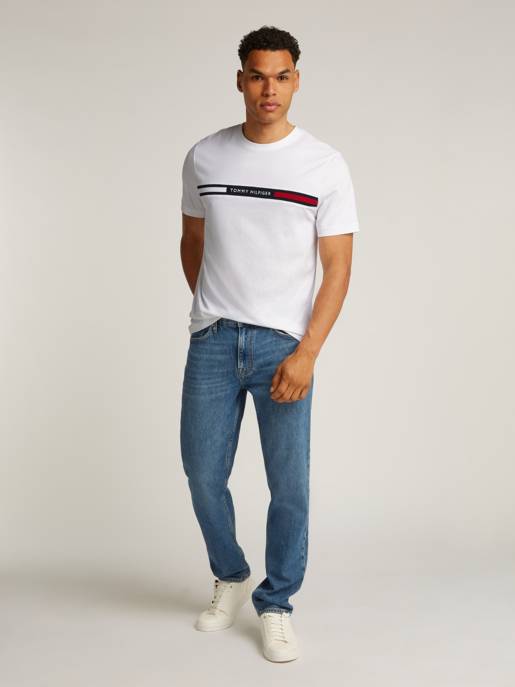 Tommy Hilfiger T-Shirt mit Brust-Insert