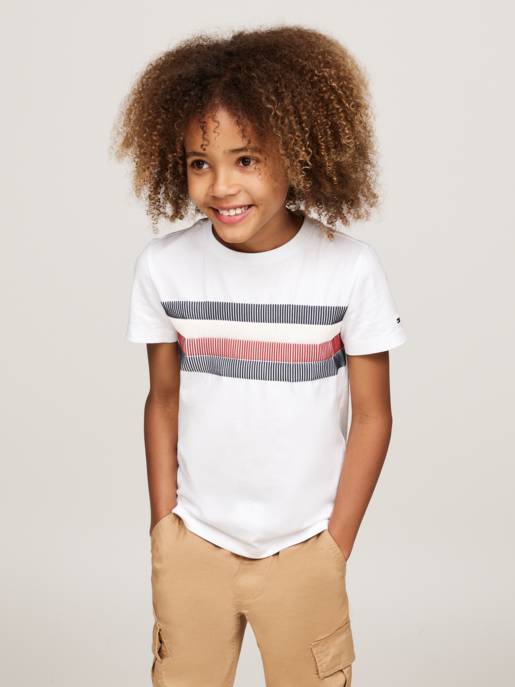Tommy Hilfiger T-Shirt mit Streifenprint
