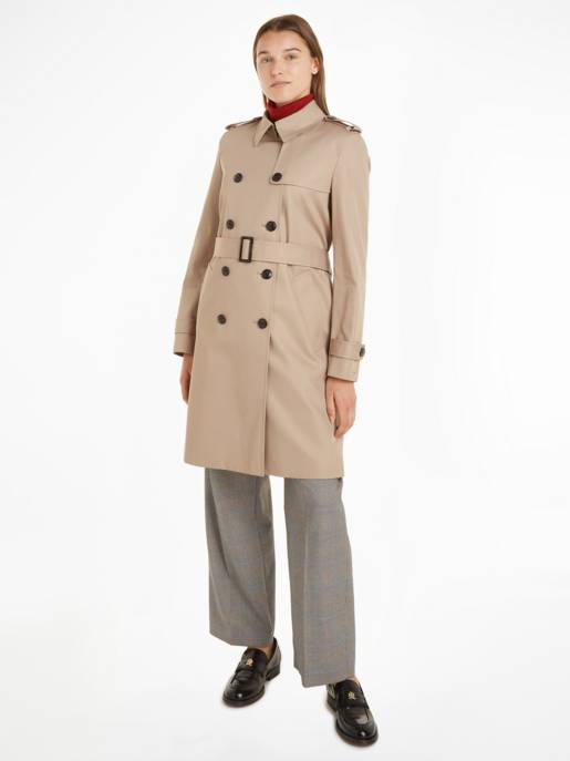 Tommy Hilfiger Trenchcoat Aus 100% Baumwolle