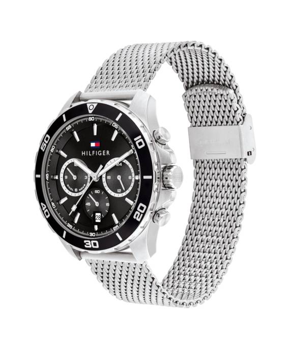 Tommy Hilfiger Uhr "Jordn-M-SS-Rou-BLK-MB-SS"