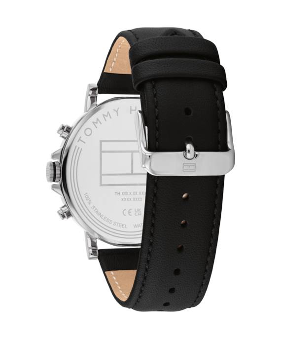 Tommy Hilfiger Uhr "Tyson-M-SS-Rou-Dkg-S-Leblk"