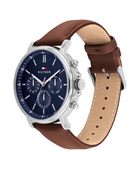 Tommy Hilfiger Uhr "Tyson-M-SS-Rou-Nav-S-Lebrn"