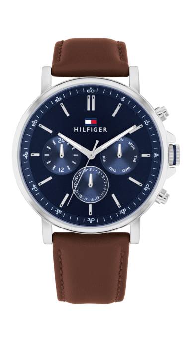 Tommy Hilfiger Uhr "Tyson-M-SS-Rou-Nav-S-Lebrn"