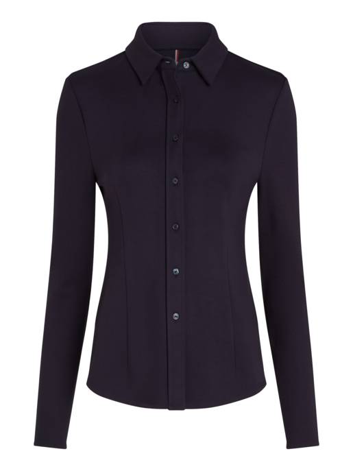 Tommy Hilfiger Viskose-Bluse mit Knopfleiste