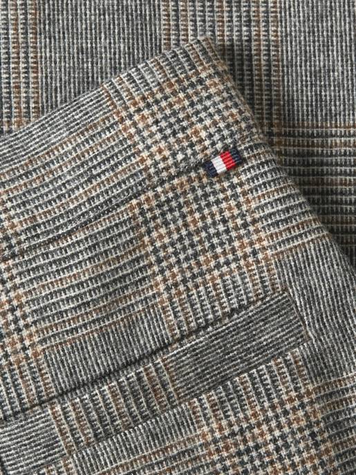 Tommy Hilfiger Wollmix Karomuster Minirock