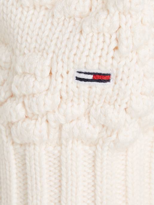 TOMMY JEANS Cardigan Mit Zopfmuster