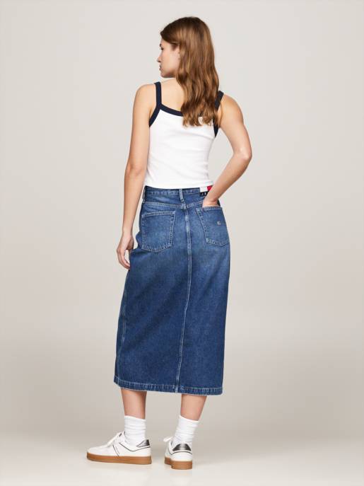 TOMMY JEANS CLAIRE MIDI SKIRT DH6031