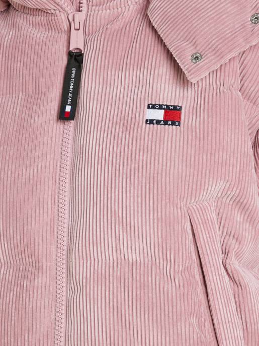 TOMMY JEANS Cord-Jacke Mit Stehkragen