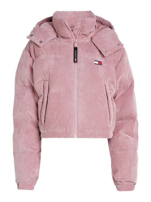 TOMMY JEANS Cord-Jacke mit Stehkragen