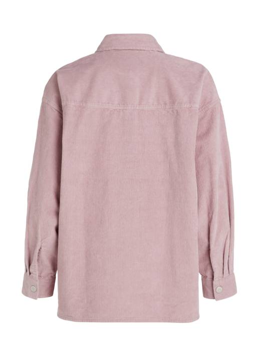 TOMMY JEANS Cord Overshirt Mit Knopfleiste