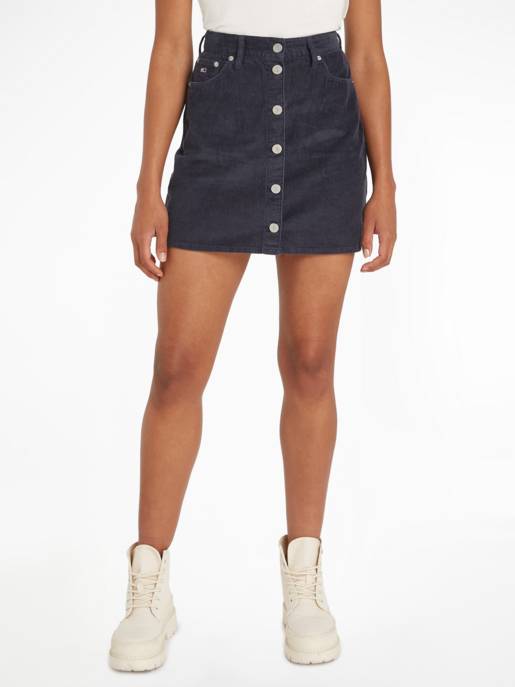TOMMY JEANS Cordrock Mit Hohem Bund