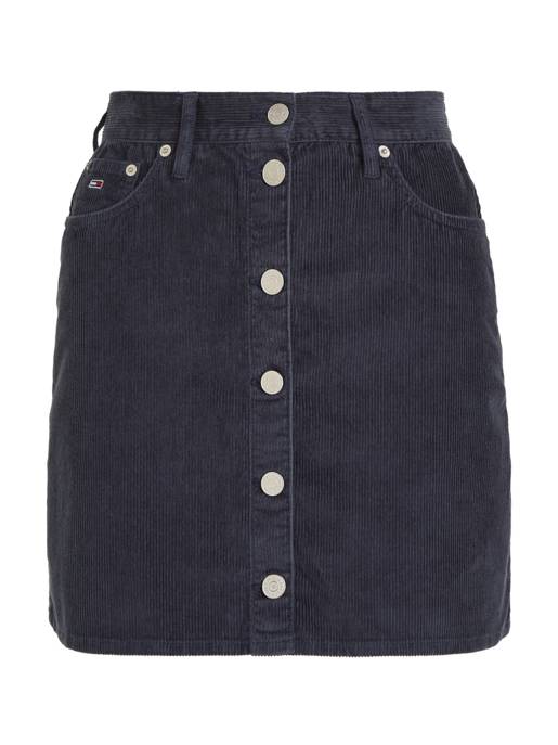 TOMMY JEANS Cordrock mit hohem Bund