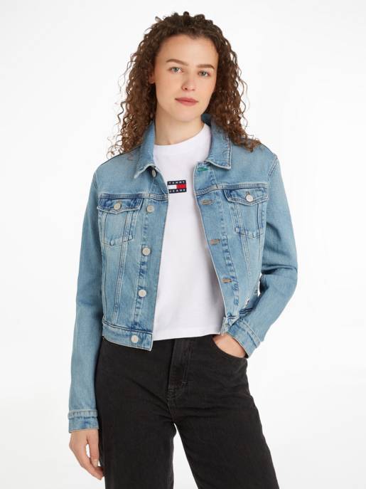 TOMMY JEANS Damenjacke Mit Knopfleiste