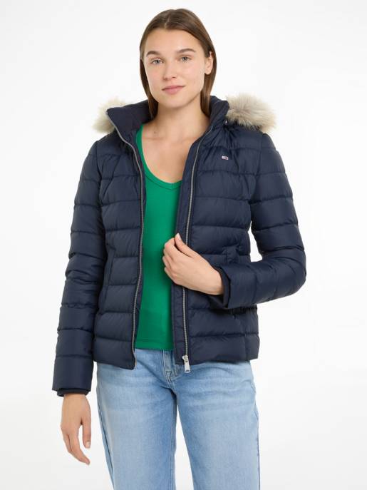 TOMMY JEANS Daunenjacke Mit Kapuze