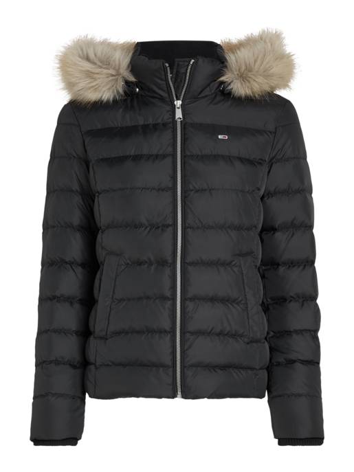 TOMMY JEANS Daunenjacke mit Kapuze
